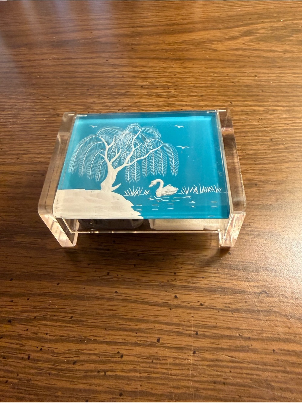 Acrylic Trinket Music Box - Swan Lake Theme